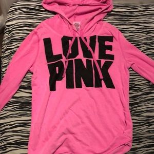 hoodie from pink